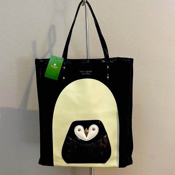kate spade Handbags - NWT Black KATE SPADE NEW YORK Penguin Winston Tote